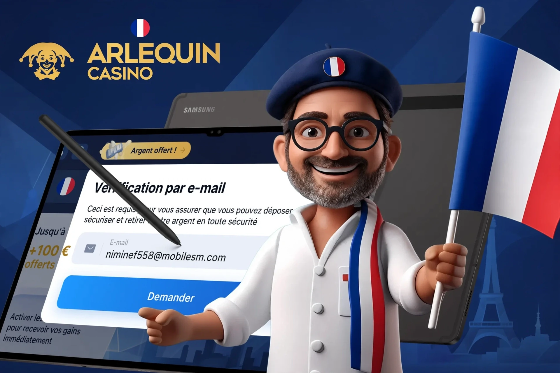 Détails de la procédure de vérification d'identité sur la plateforme Arlequin